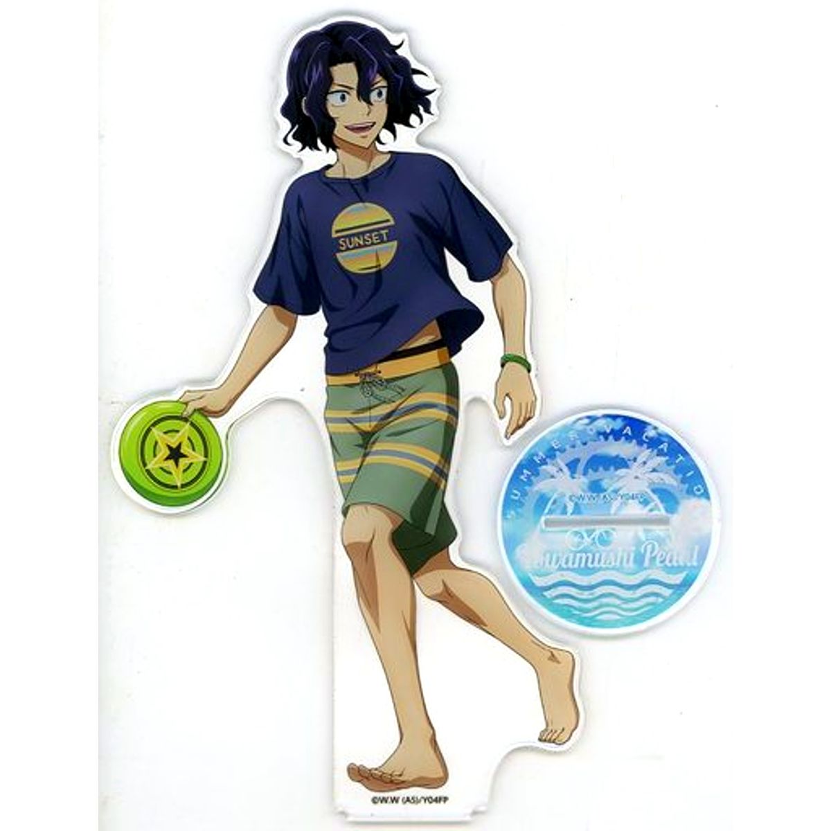 Junta Teshima Big Acrylic Stand Yowamushi Pedal Glory Line Summer Vacation POP UP STORE [USED]