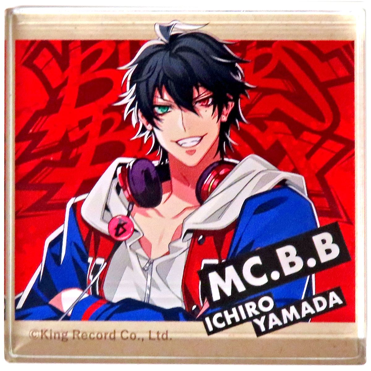 Ichiro Yamada Mini Acrylic Block Hypnosis Mic: Division Rap Battle x Pizza Hut [USED]