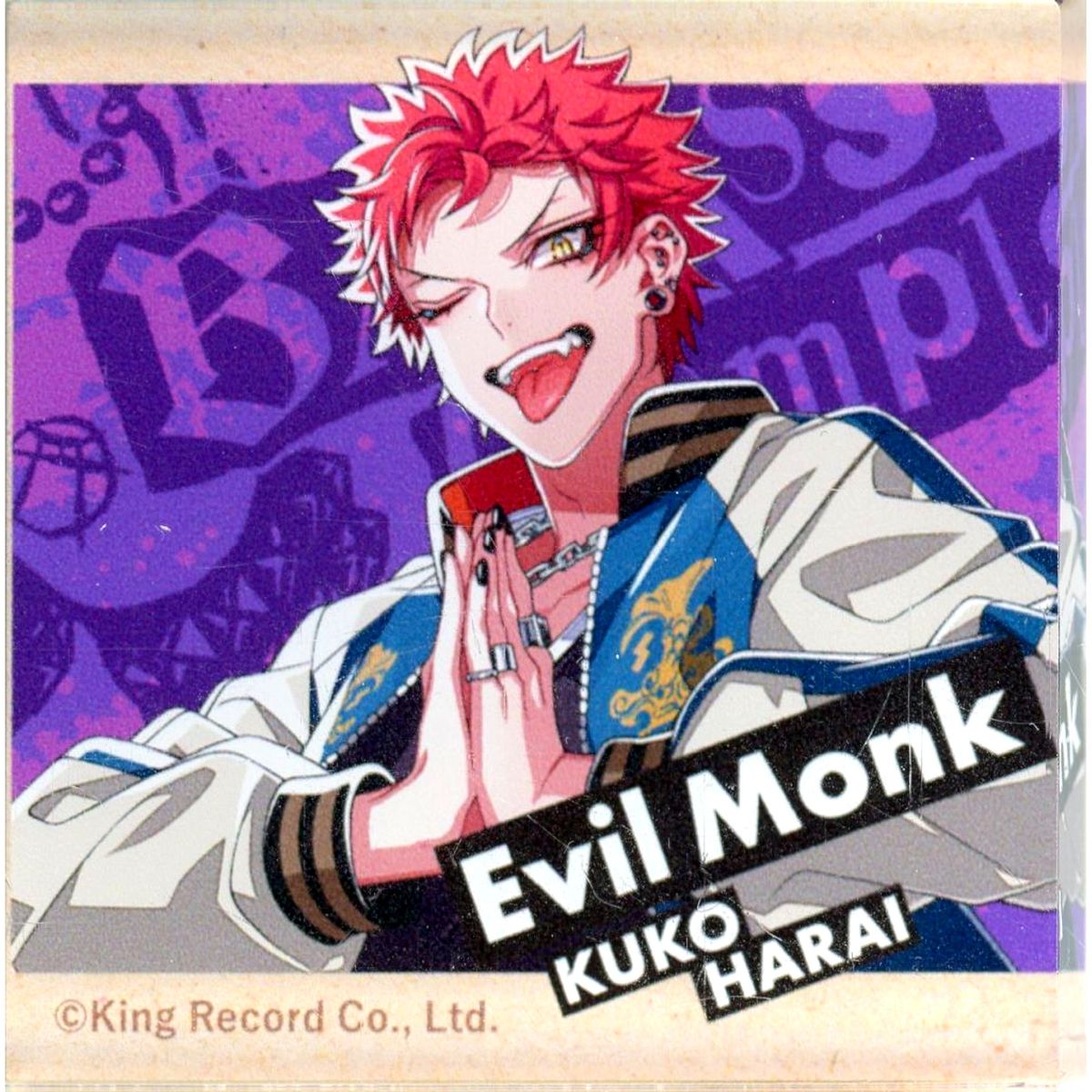 Kuko Harai Hypnosis Mic: Division Rap Battle x Pizza Hut Mini Acrylic Block [USED]