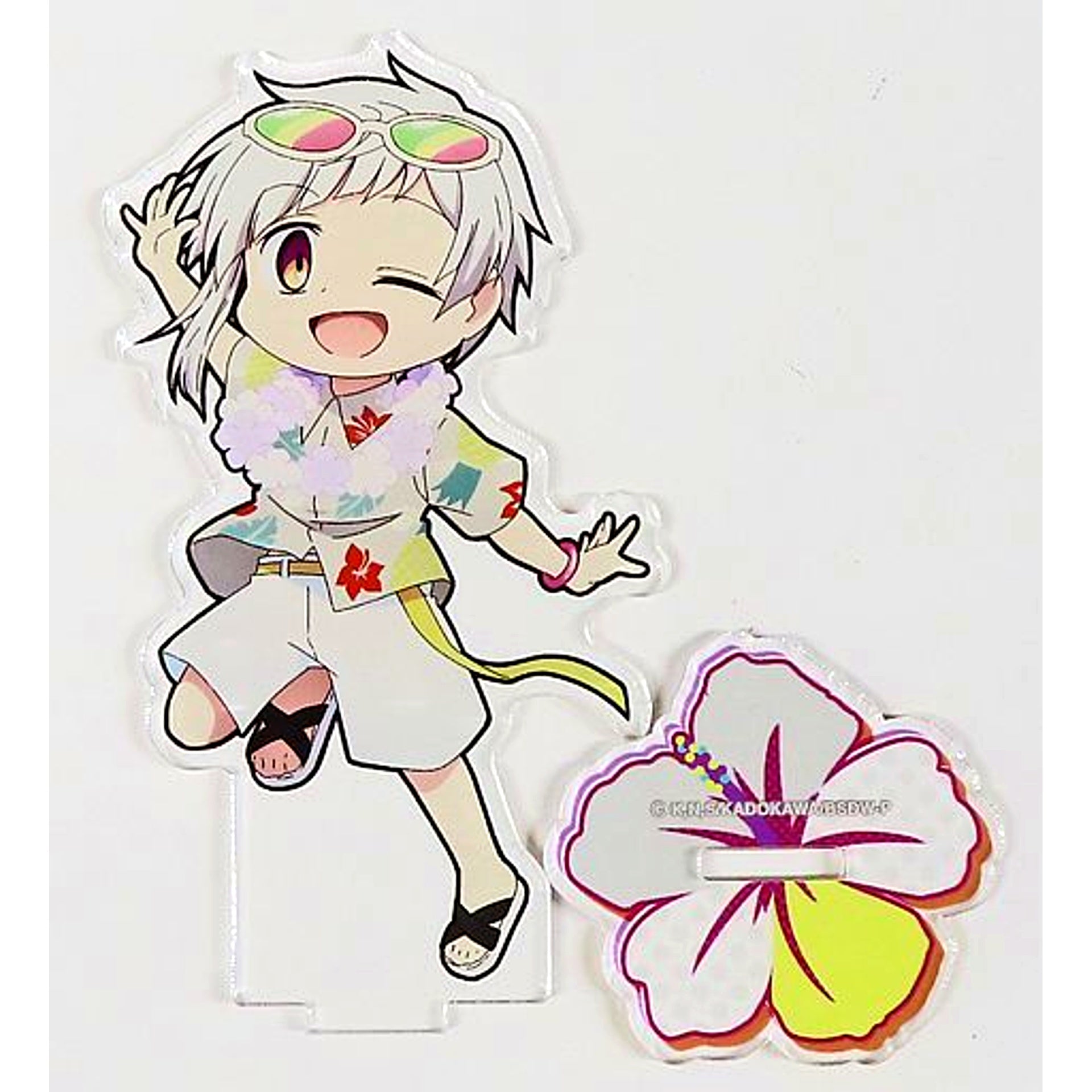 Atsushi Nakajima Happy Sunglasses Aloha Bungo Stray Dogs Wan Acrylic Stand [USED]