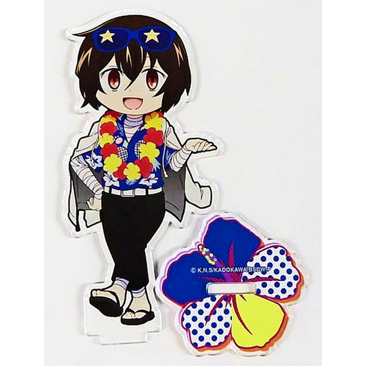 Osamu Dazai Happy Sunglasses Aloha Acrylic Stand Bungo Stray Dogs Wan! [USED]