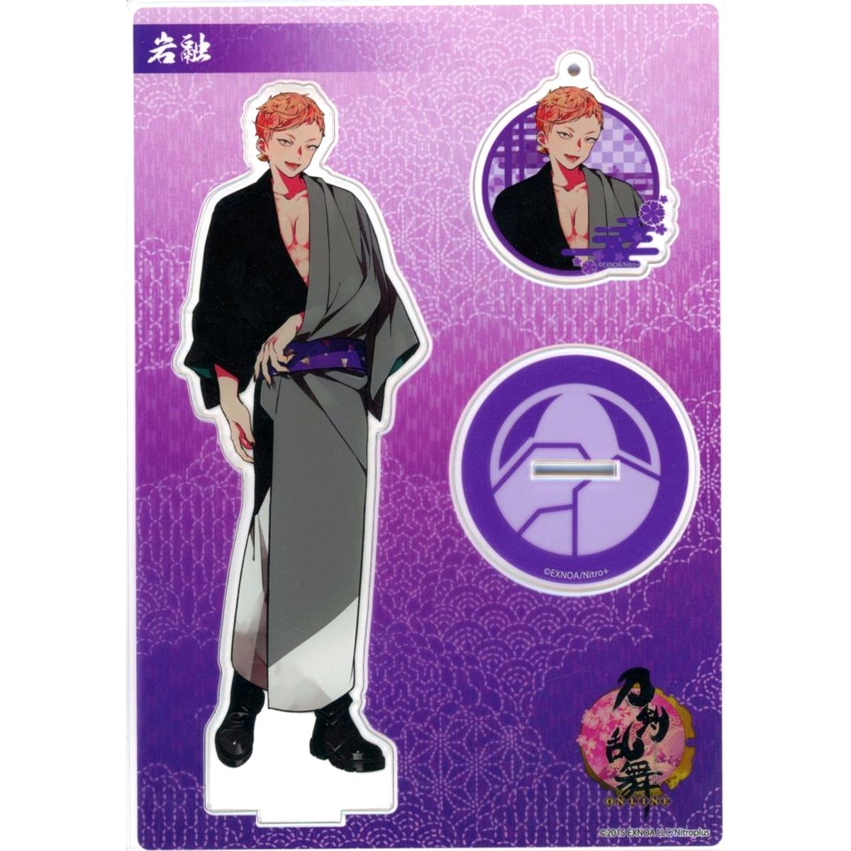 Iwatooshi Touken Ranbu ONLINE Acrylic Stand Set Light Armor Touken Ranbu STORE Goods [USED]