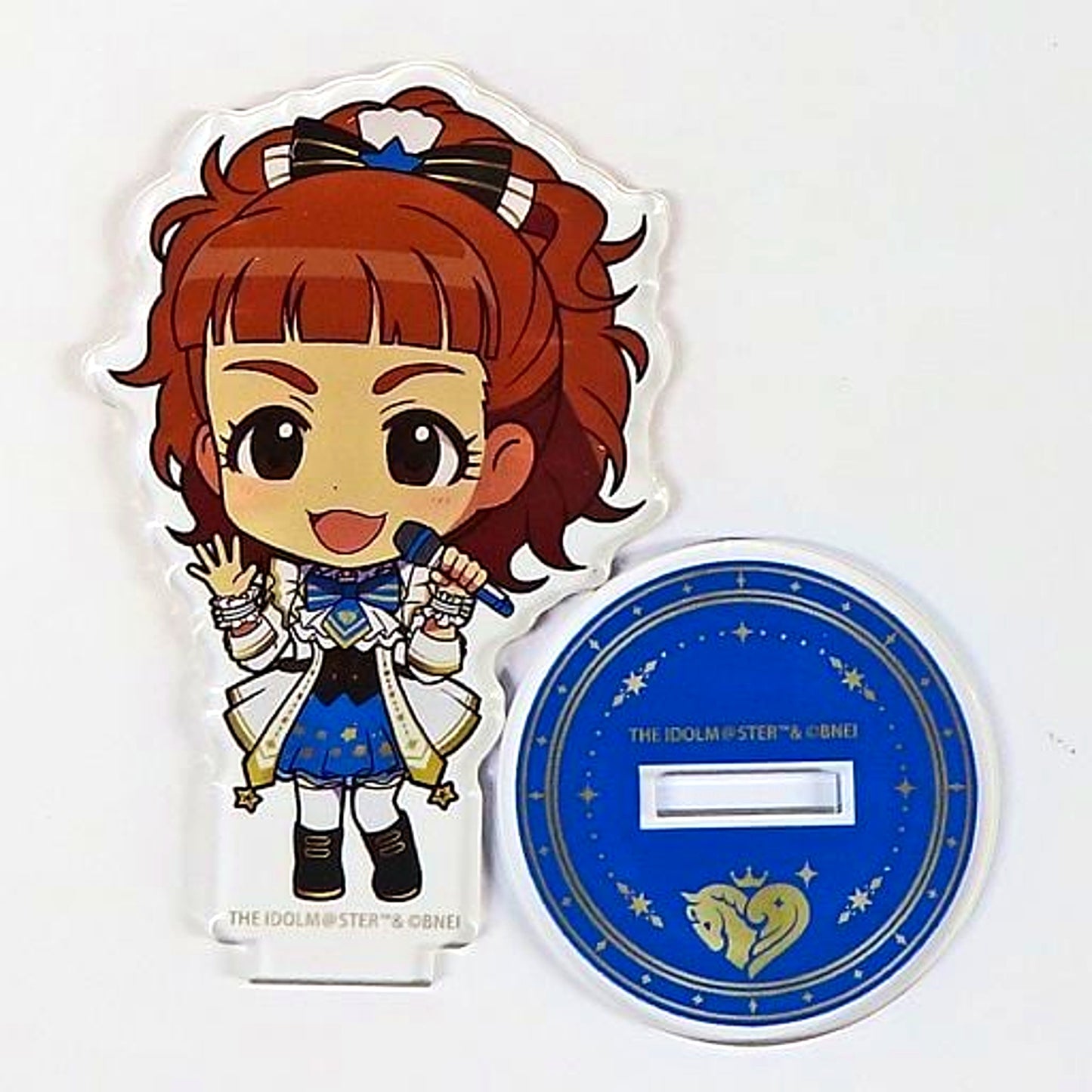 Yuriko Ohnishi The Idolmaster Cinderella Girls THE IDOLM@STER M@STERS OF IDOL WORLD!!!!! 2023 Official Trading Mini Acrylic Stand B MOIW!!!!! 2023 ver. Deformed [USED]