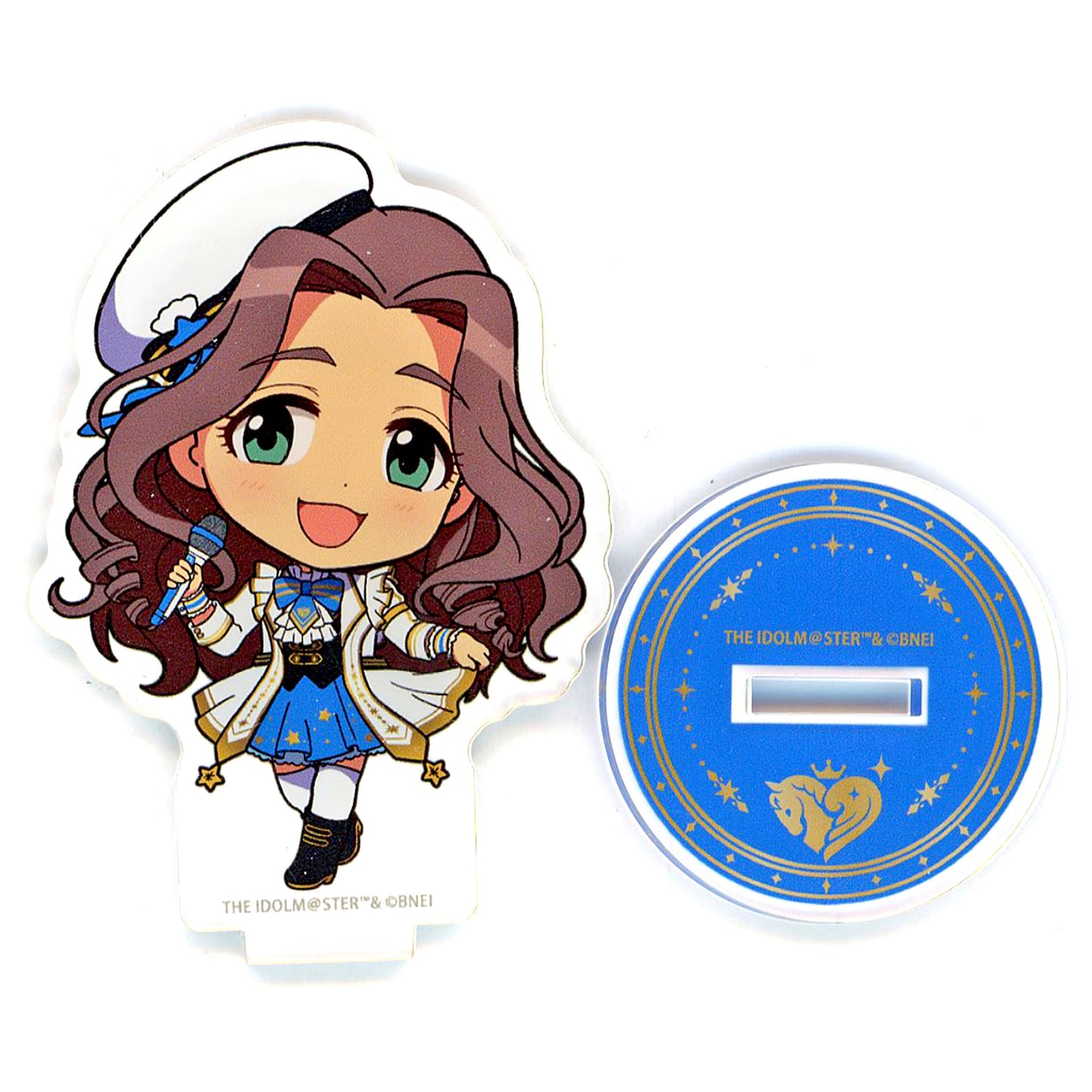 Wakaba Kusakabe The Idolmaster Cinderella Girls THE IDOLMASTER MASTERS OF IDOL WORLD!!!!! 2023 Official Trading Mini Acrylic Stand C MOIW!!!!! 2023 Ver. Deformed [USED]