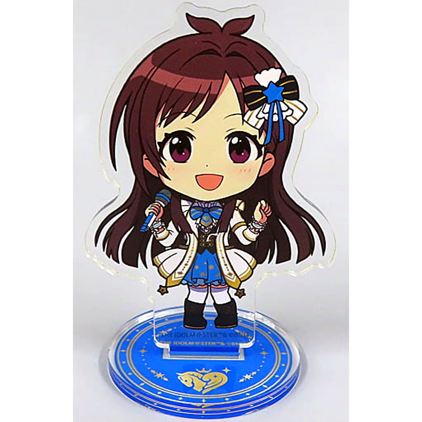 Akari Tsujino The Idolmaster Cinderella Girls THE IDOLM@STER M@STERS OF IDOL WORLD!!!!! 2023 Official Trading Mini Acrylic Stand F MOIW!!!!! 2023 ver. Deformed [USED]