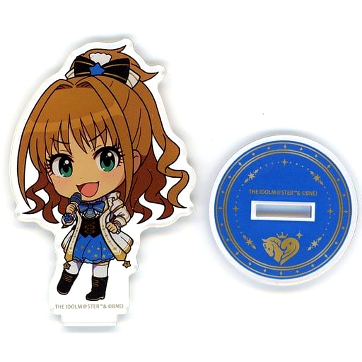 Akane Hino The Idolmaster Cinderella Girls THE IDOLM@STER M@STERS OF IDOL WORLD!!!!! 2023 Official Trading Mini Acrylic Stand H MOIW!!!!! 2023 ver. Deformed [USED]