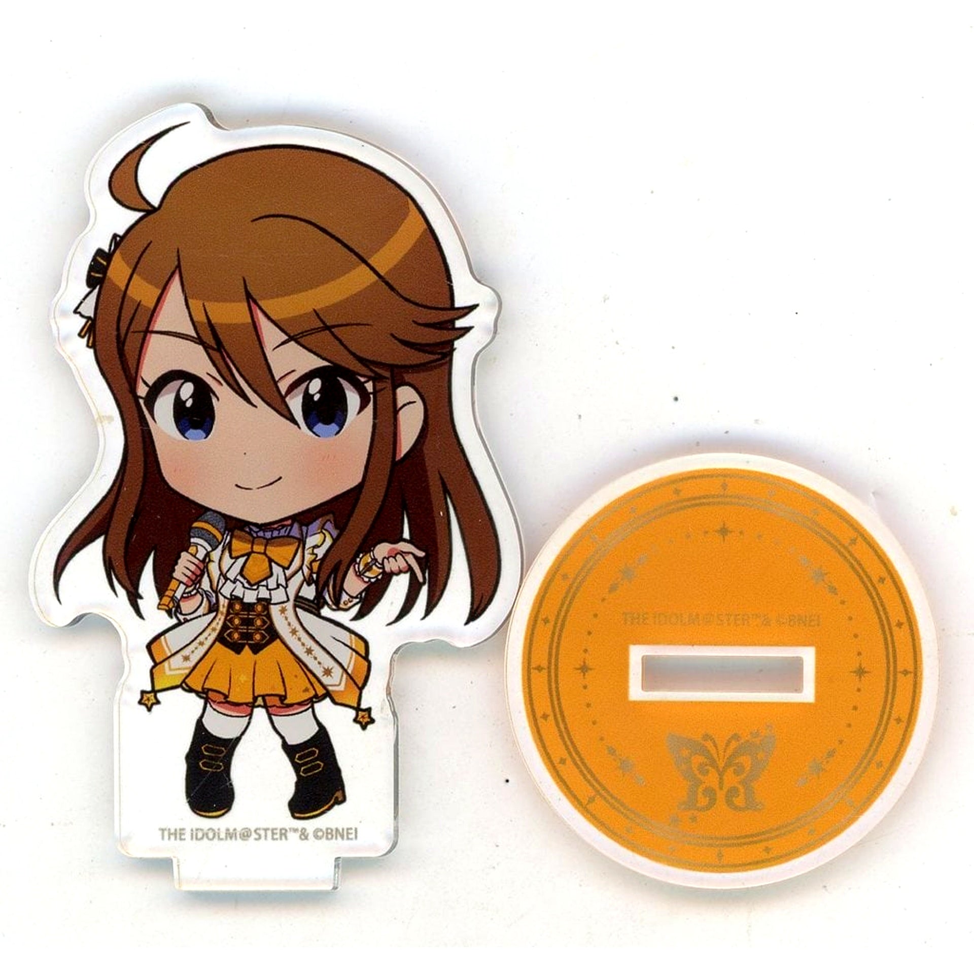 Megumi Tokoro The Idolmaster Million Live! THE IDOLM@STER M@STERS OF IDOL WORLD!!!!! 2023 Official Trading Mini Acrylic Stand B MOIW!!!!! 2023 ver. Deformed [USED]