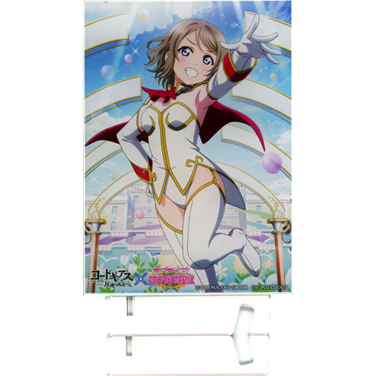 You Watanabe A6 Acrylic Panel Love Live! School Idol Festival x Code Geass Lelouch of the Rebellion [USED]