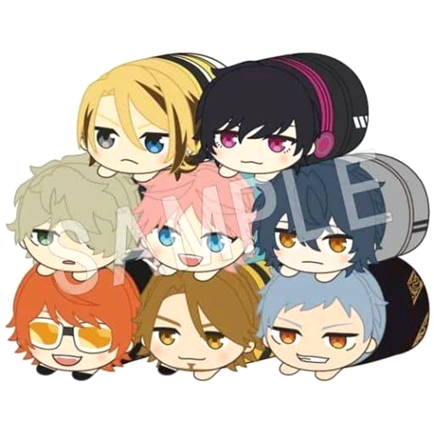 Leonard Wright Jr & Others Helios Rising Heroes All 8 Types Set Mochikororin Plush Mascot Vol.2 [USED]