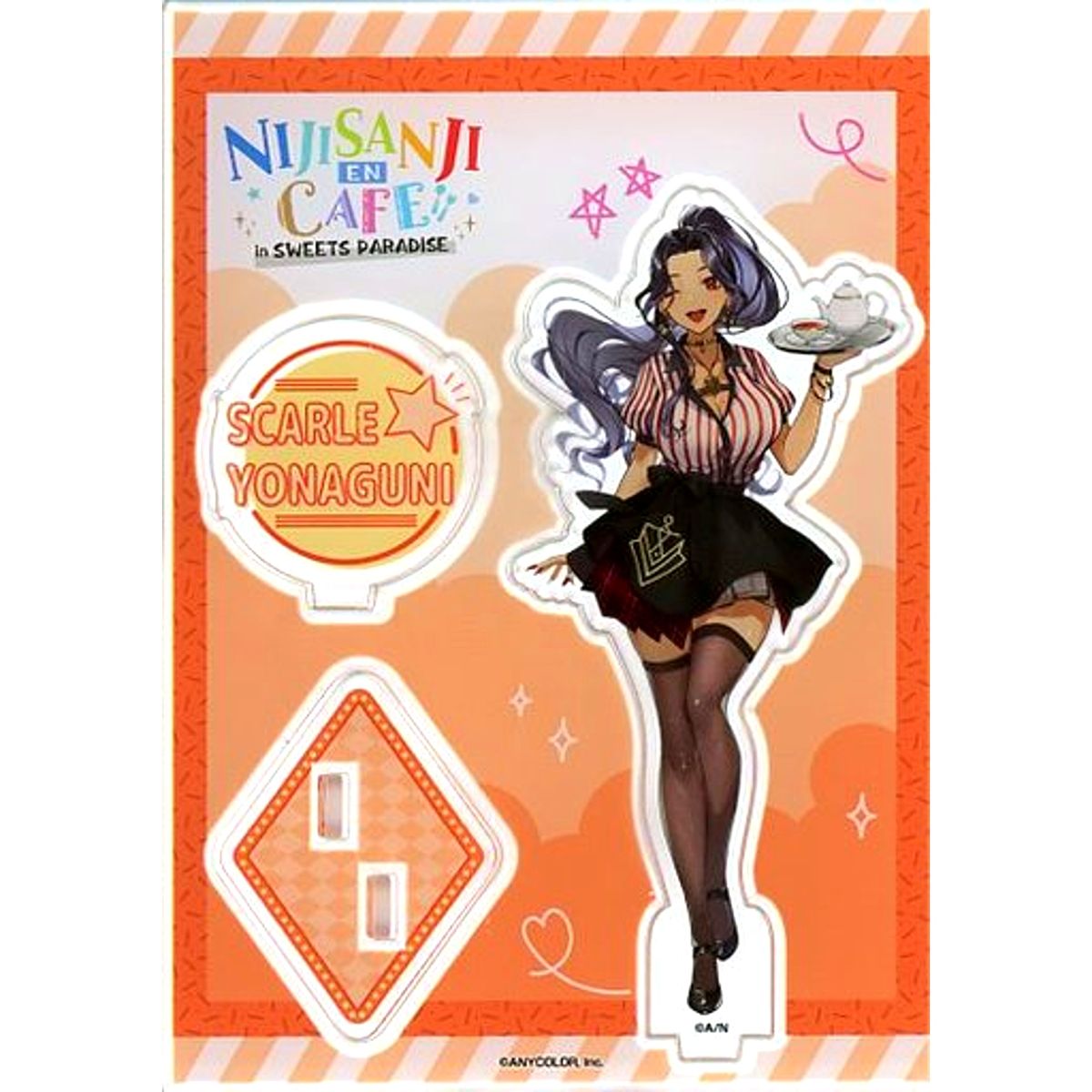 Scarle Yonaguni Life Size Acrylic Stand NIJISANJI EN CAFE in SWEETS PARADISE Virtual YouTuber Nijisanji [USED]