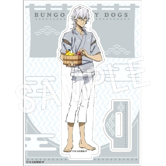 Yukichi Fukuzawa Acrylic Stand Bungo Stray Dogs x Gokurakuyu RAKU SPA Welcome to Sento Armed Detective Agency Rest Arc [USED]