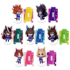 Umamusume: Pretty Derby All 7 Types Set 2nd Anniversary V Sign Acrylic Stand [USED]