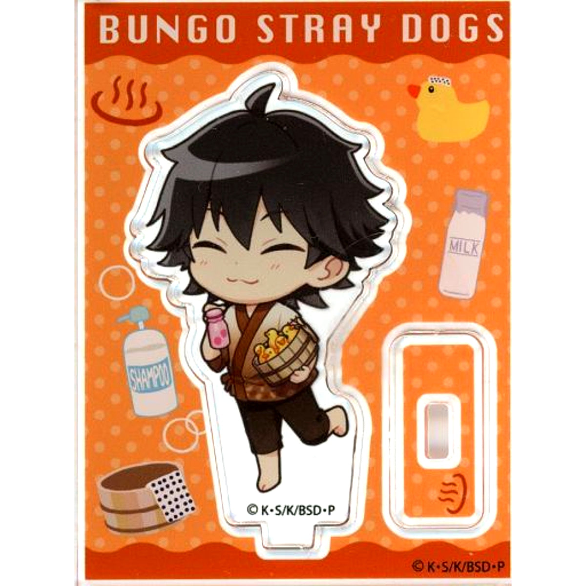 Ranpo Edogawa Bungo Stray Dogs x Gokurakuyu RAKU SPA Welcome to the Bathhouse Armed Detective Agency Rest Edition Trading Acrylic Stand Mini Character Ver. [USED]