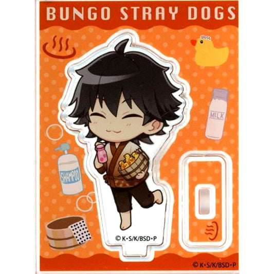 Ranpo Edogawa Bungo Stray Dogs x Gokurakuyu RAKU SPA Welcome to the Bathhouse Armed Detective Agency Rest Edition Trading Acrylic Stand Mini Character Ver. [USED]