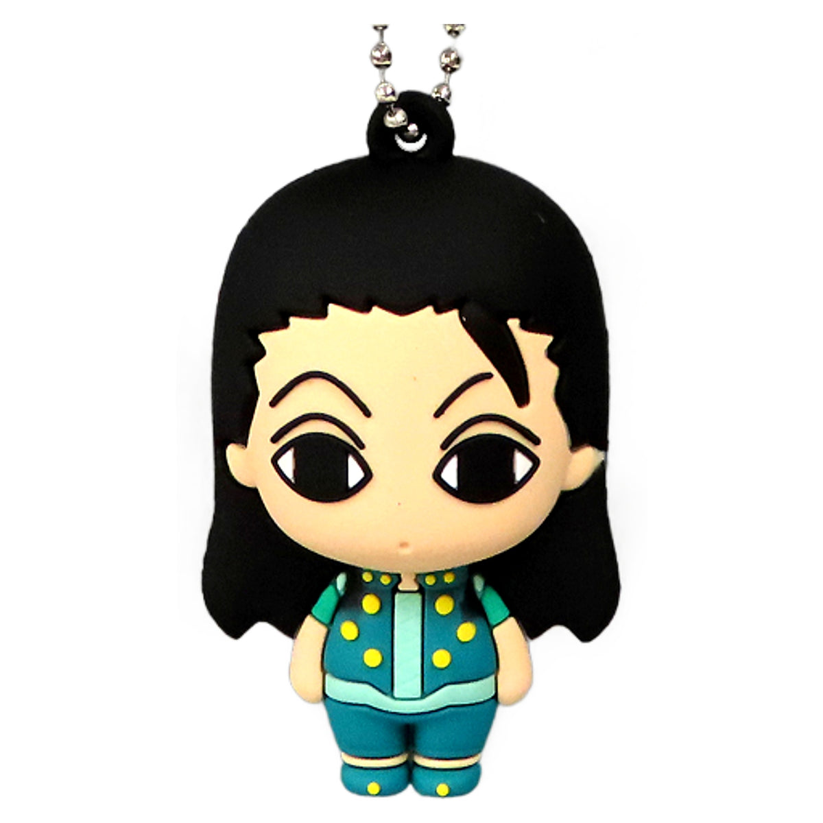 Illumi Zoldyck Hunter x Hunter Three Dimensional Rubber Mascot 01 Key Chain [USED]