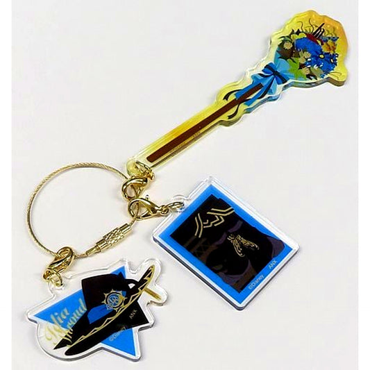 Idia Shroud Bloom Birthday Broom Wire Acrylic Charm Disney Twisted-Wonderland Idia Birthday Commemoration Goods [USED]