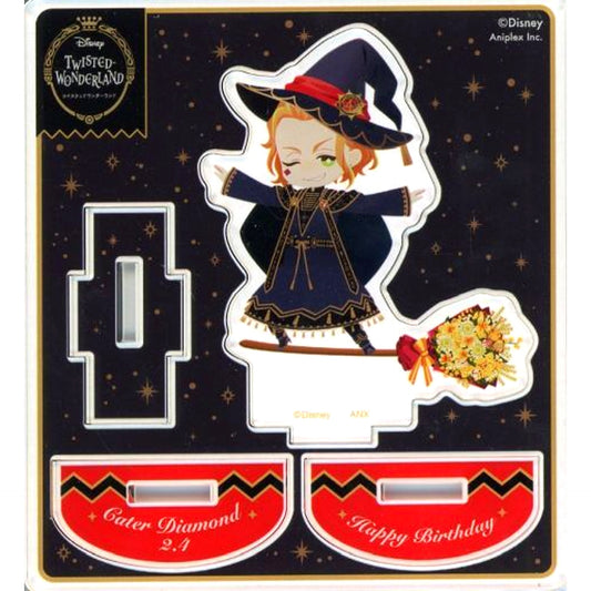 Cater Diamond Bloom Birthday Ver. Disney Twisted Wonderland Cater's Birthday Goods Mini Acrylic Stand [USED]