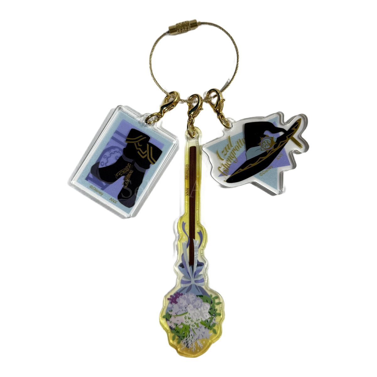 Azul Ashengrotto Disney Twisted Wonderland Bloom Birthday Broom Wire Acrylic Charm Azul Birthday Commemoration [USED]