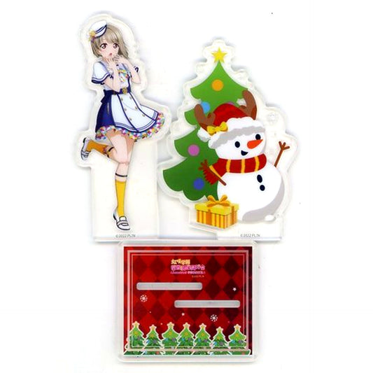 Kasumi Nakasu Nijigasaki High School Christmas Acrylic Stand 2022 Love Live! Series x Lawson China Ltd [USED]