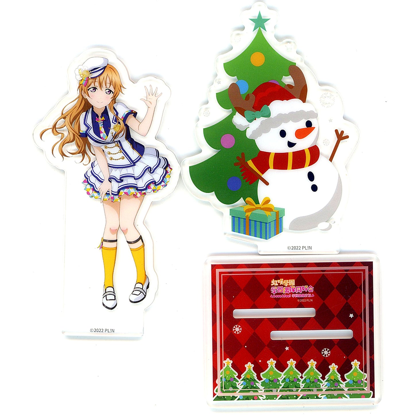 Kanata Konoe Nijigasaki High School Christmas Acrylic Stand 2022 Love Live! Series x Lawson China Ltd [USED]