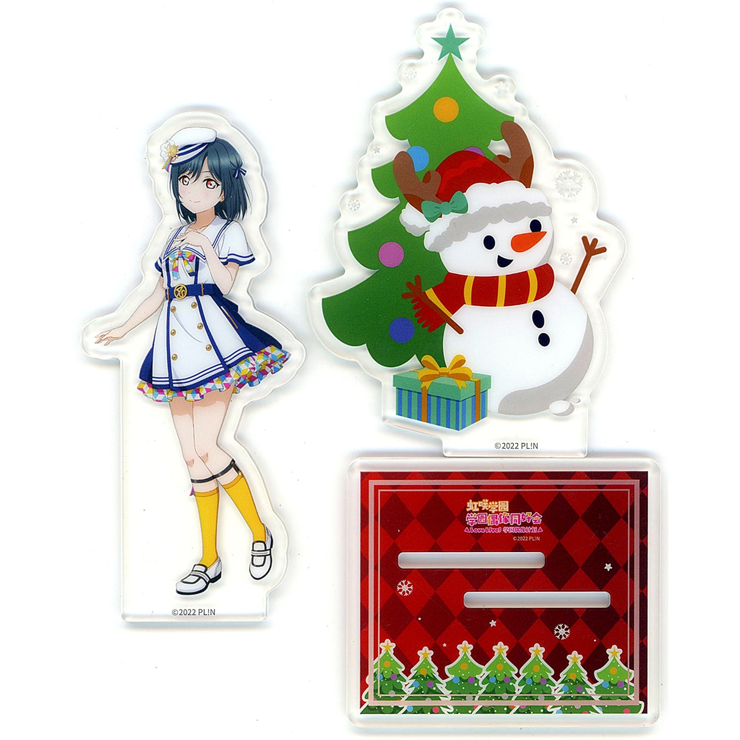 Shioriko Mifune Nijigasaki Christmas Acrylic Stand 2022 Love Live! Series x Lawson China Limited [USED]