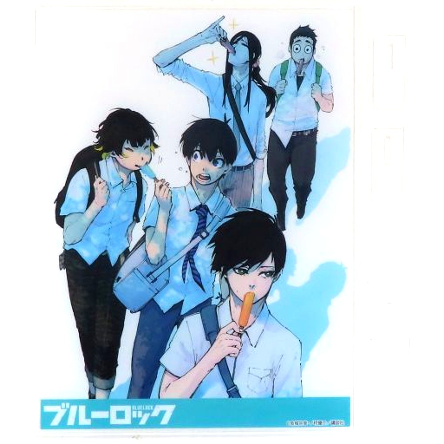 Group 5 Characters Acrylic Board Blue Lock [USED]