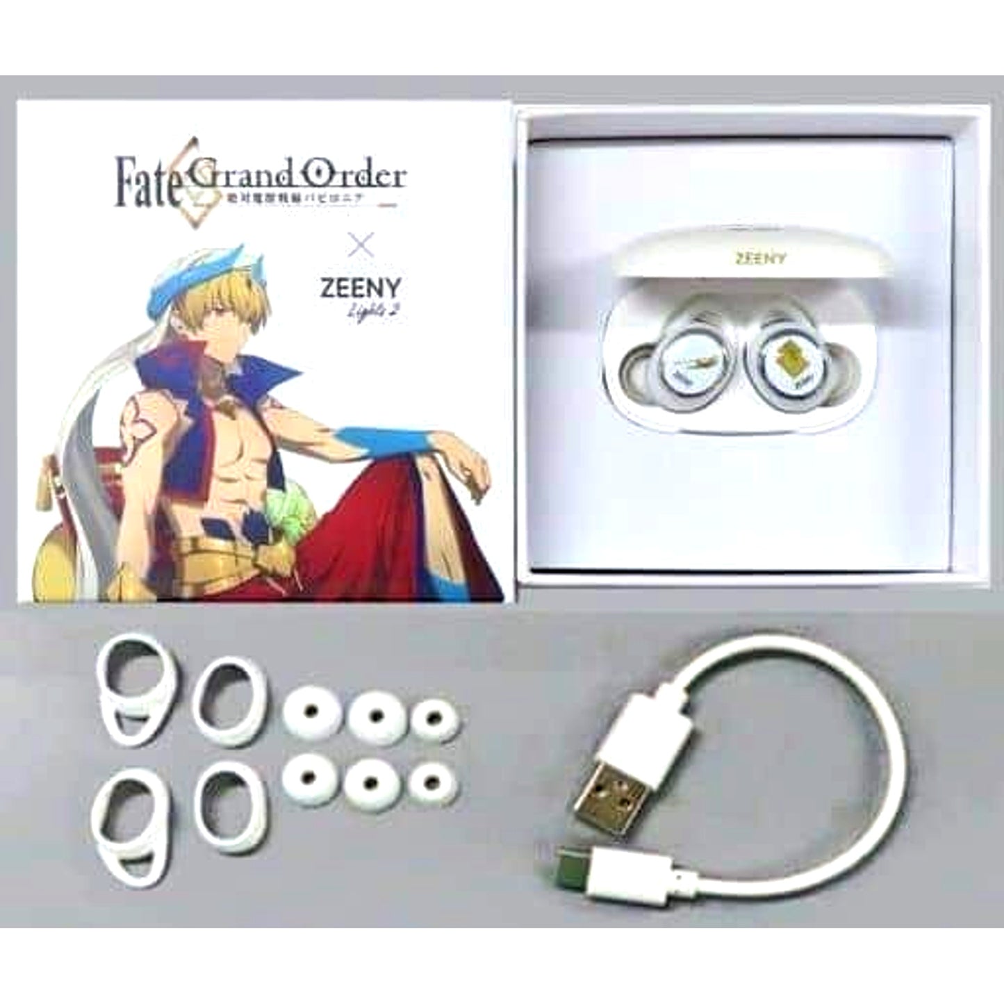 Gilgamesh Fate/Grand Order -Absolute Demonic Front: Babylonia- Collaboration Earphones x Zeeny [USED]