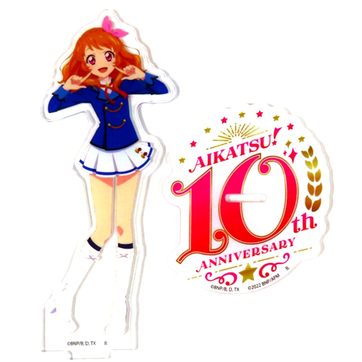 Akari Ozora Aikatsu! Series 10th Anniversary Successive Protagonists Acrylic Stand [USED]