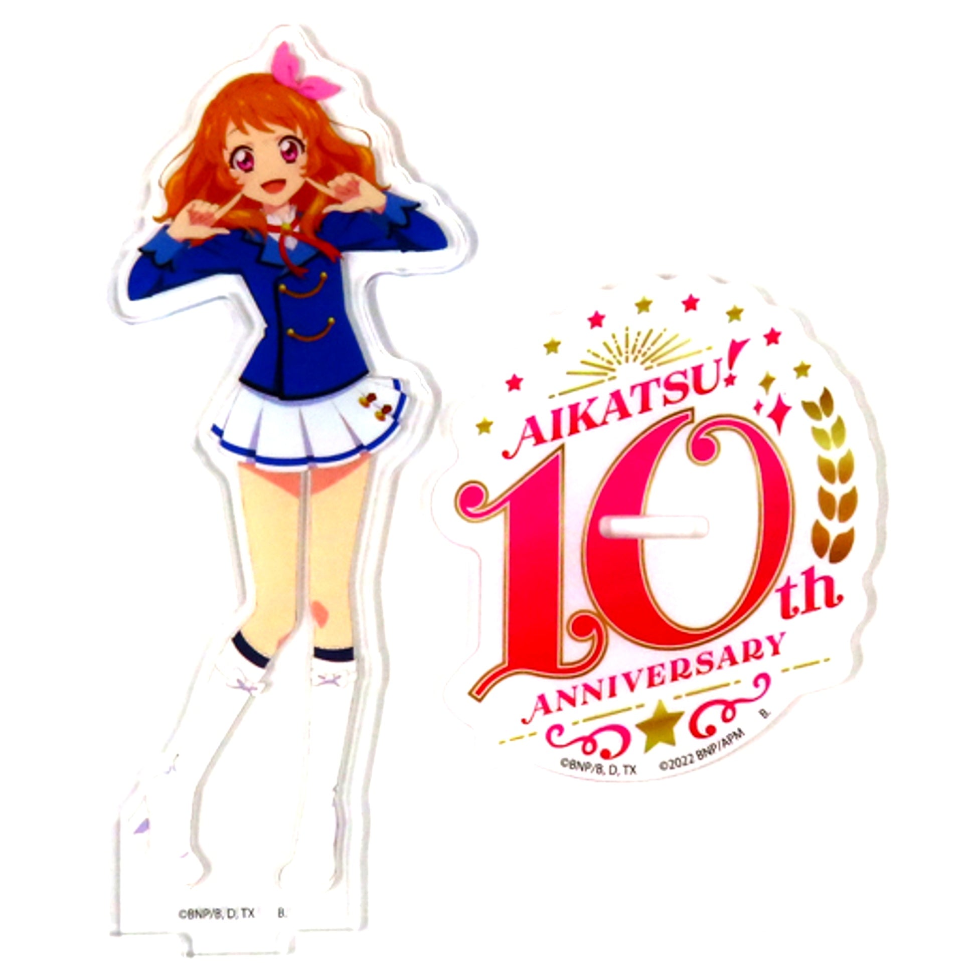Akari Ozora Aikatsu! Series 10th Anniversary Successive Protagonists Acrylic Stand [USED]