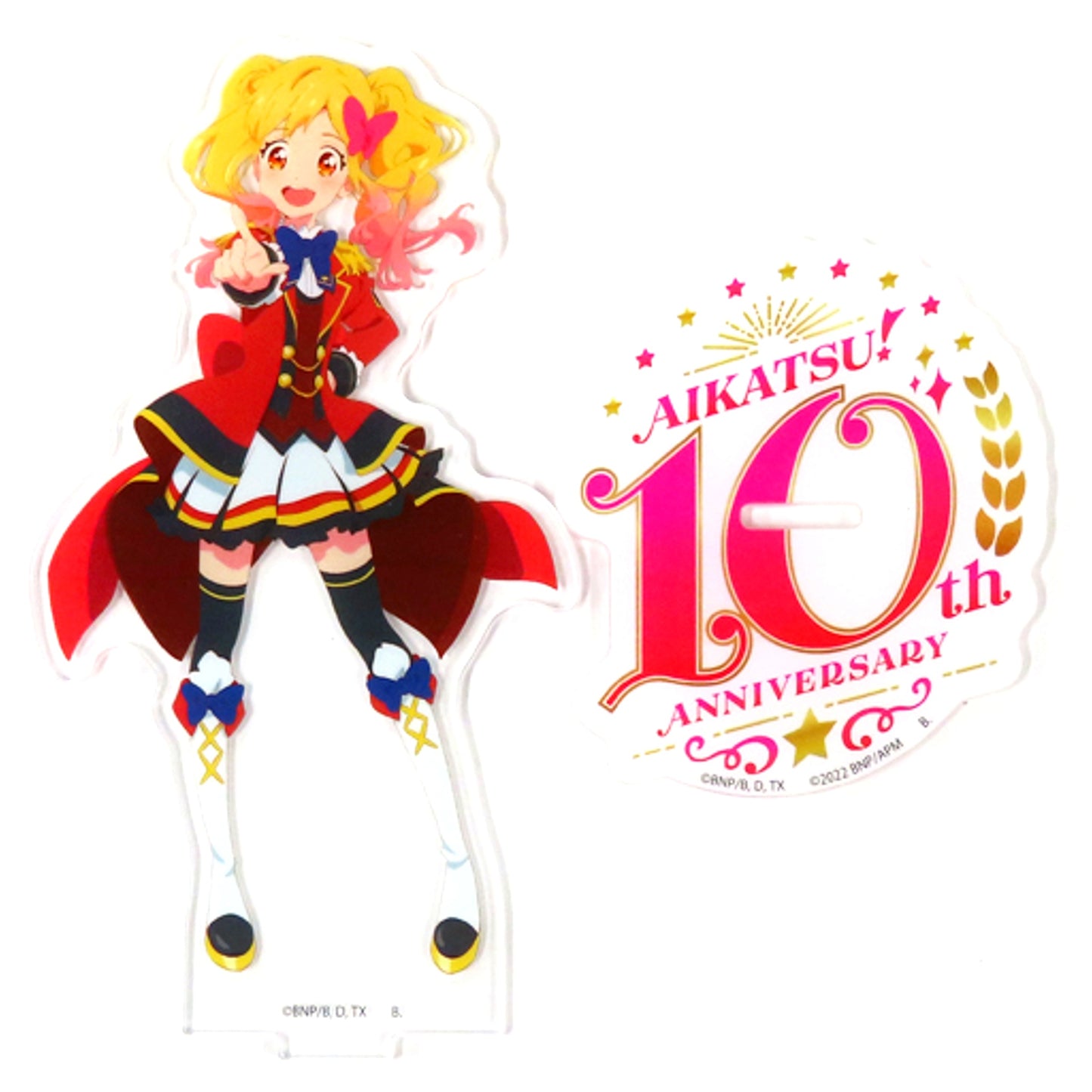 Yume Nijino Aikatsu! Series 10th Anniversary Successive Protagonists Acrylic Stand [USED]