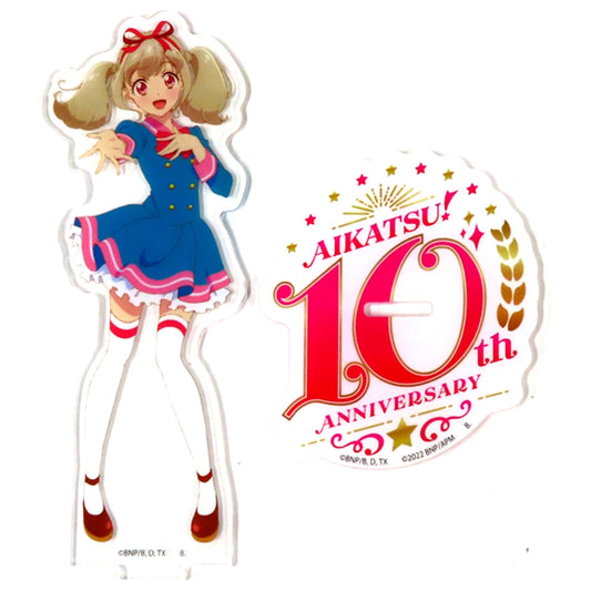 Raki Kiseki 10th Anniversary Acrylic Stand Protagonists Aikatsu! Series [USED]