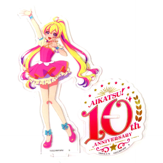Hana 10th Anniversary Acrylic Stand Protagonists Aikatsu! Series [USED]