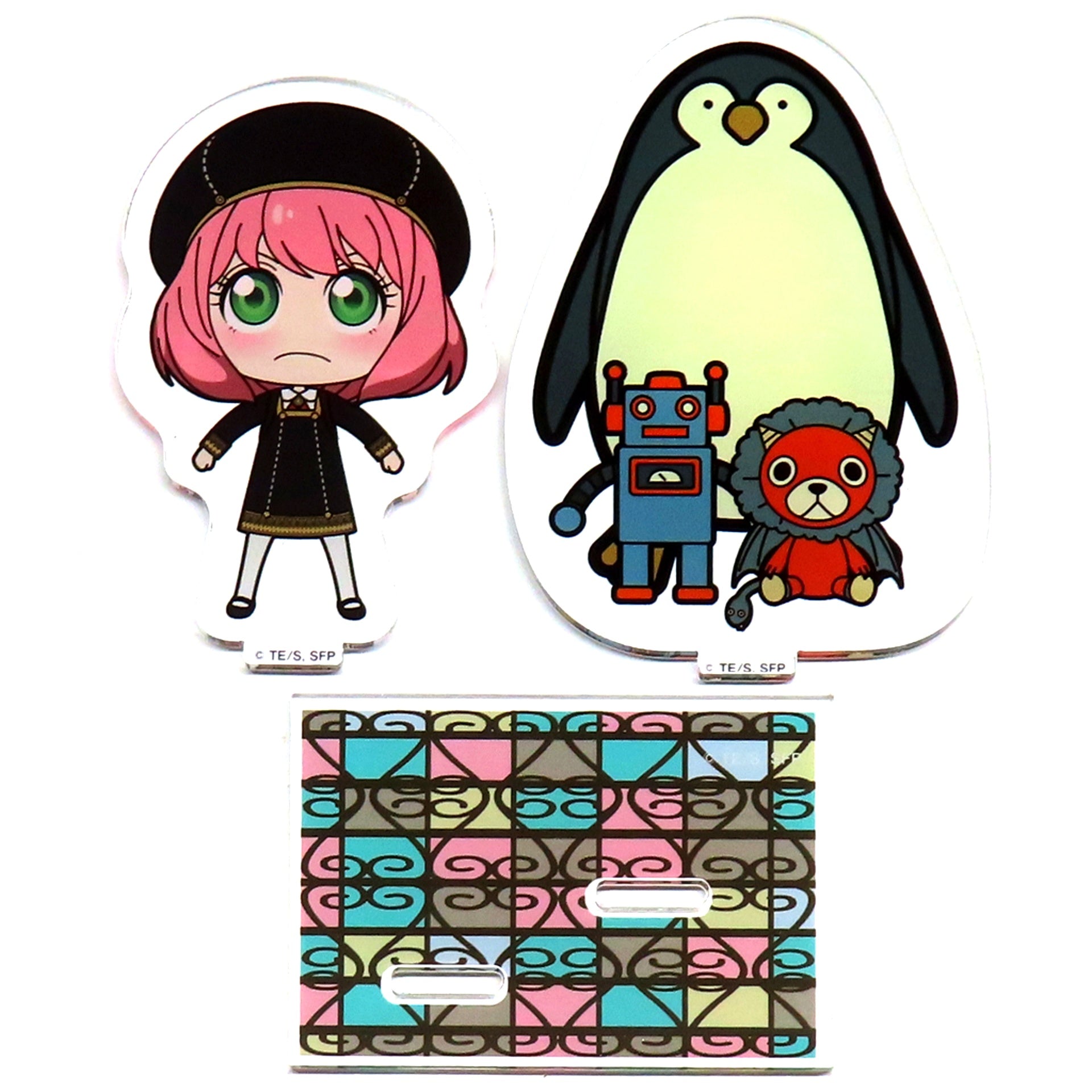 Anya Forger Spy x Family x Shimamura Acrylic Stand Motif Pattern [USED]