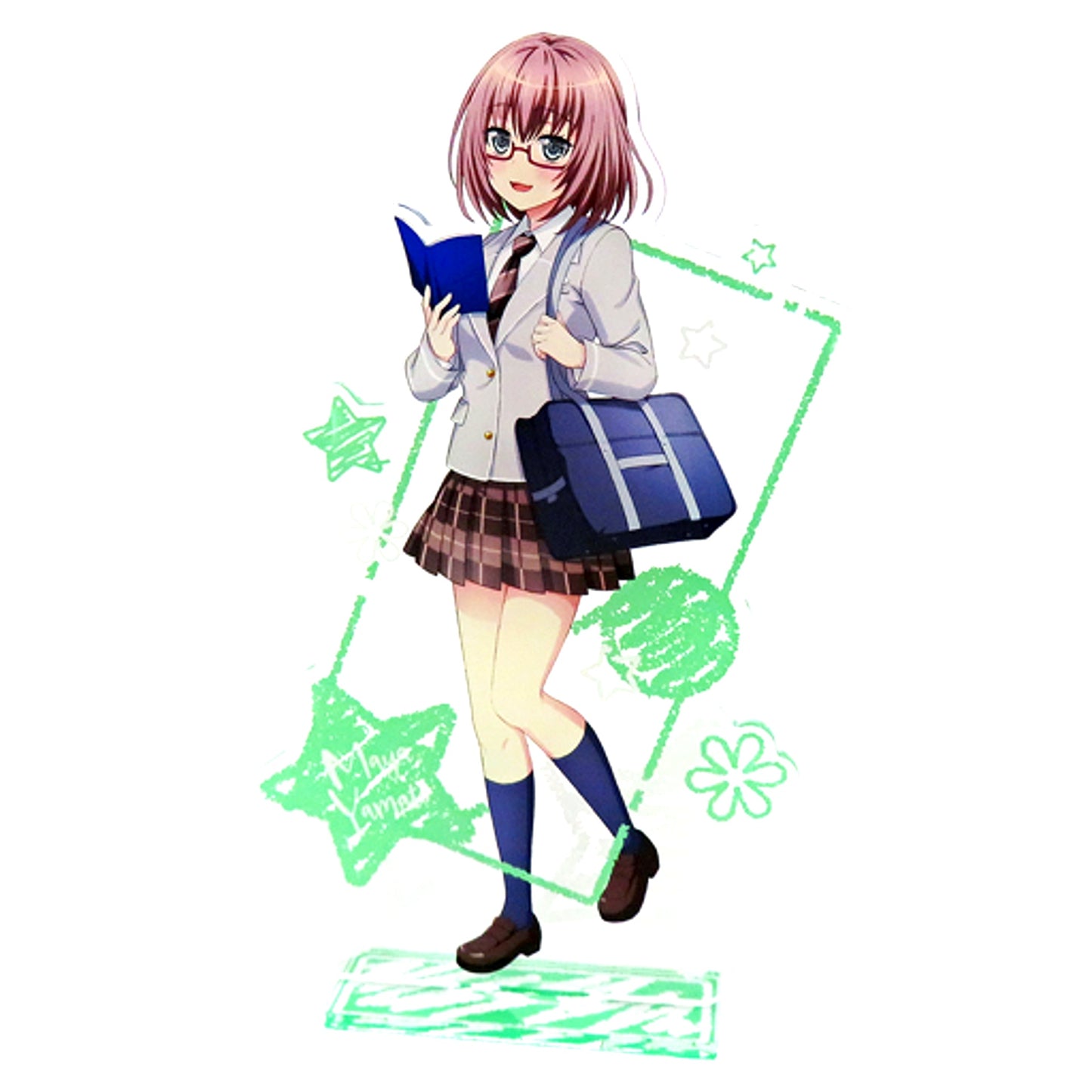 Maya Yamato BanG Dream! Girls Band Party! Pastel Palettes School Ver. Acrylic Stand [USED]