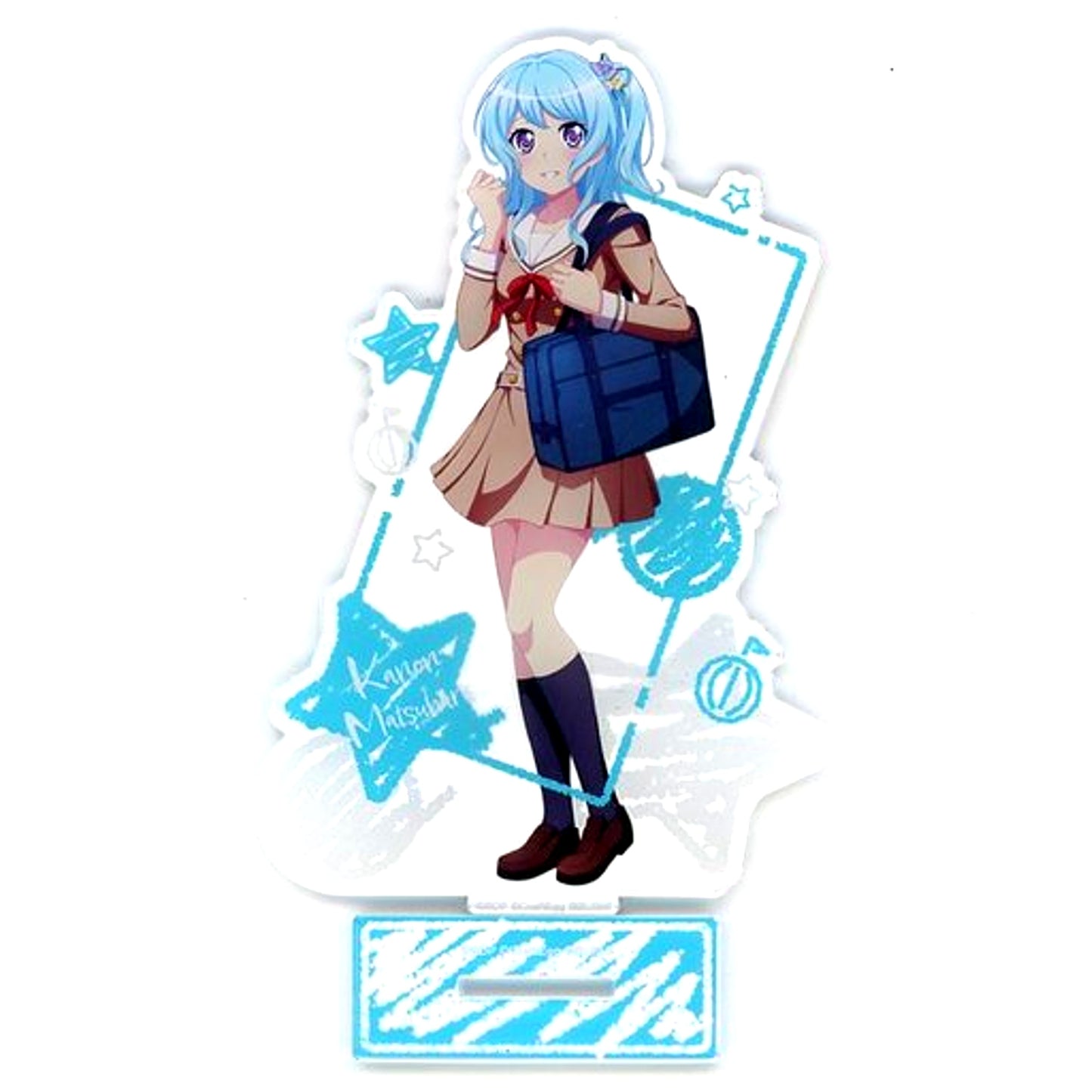 Kanon Matsubara School Ver. BanG Dream! Girls Band Party! Hello, Happy World! Acrylic Stand [USED]