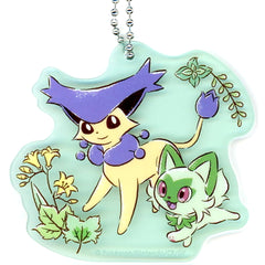 Pokemon Sprigatito Delcatty Acrylic Charm Collection Meow! Meow Meow! Sprigatito! Pokemon Center Limited Charm [USED]