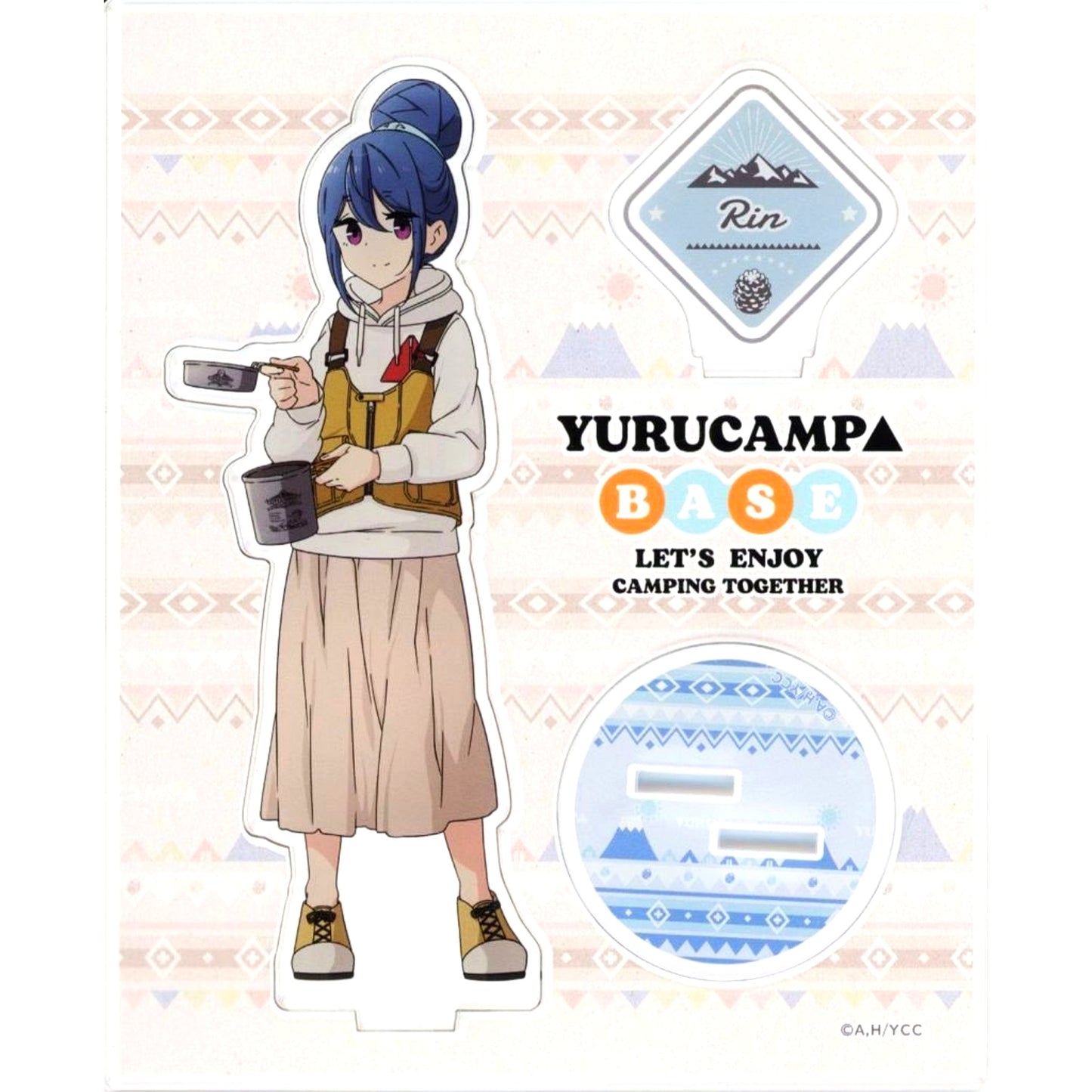 Rin Shima Acrylic Stand Yuru Camp Base Pop Up Shop [USED]