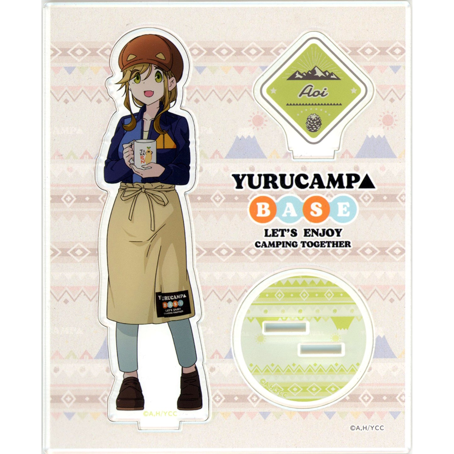 Aoi Inuyama Acrylic Stand Yuru Camp Base Pop Up Shop [USED]