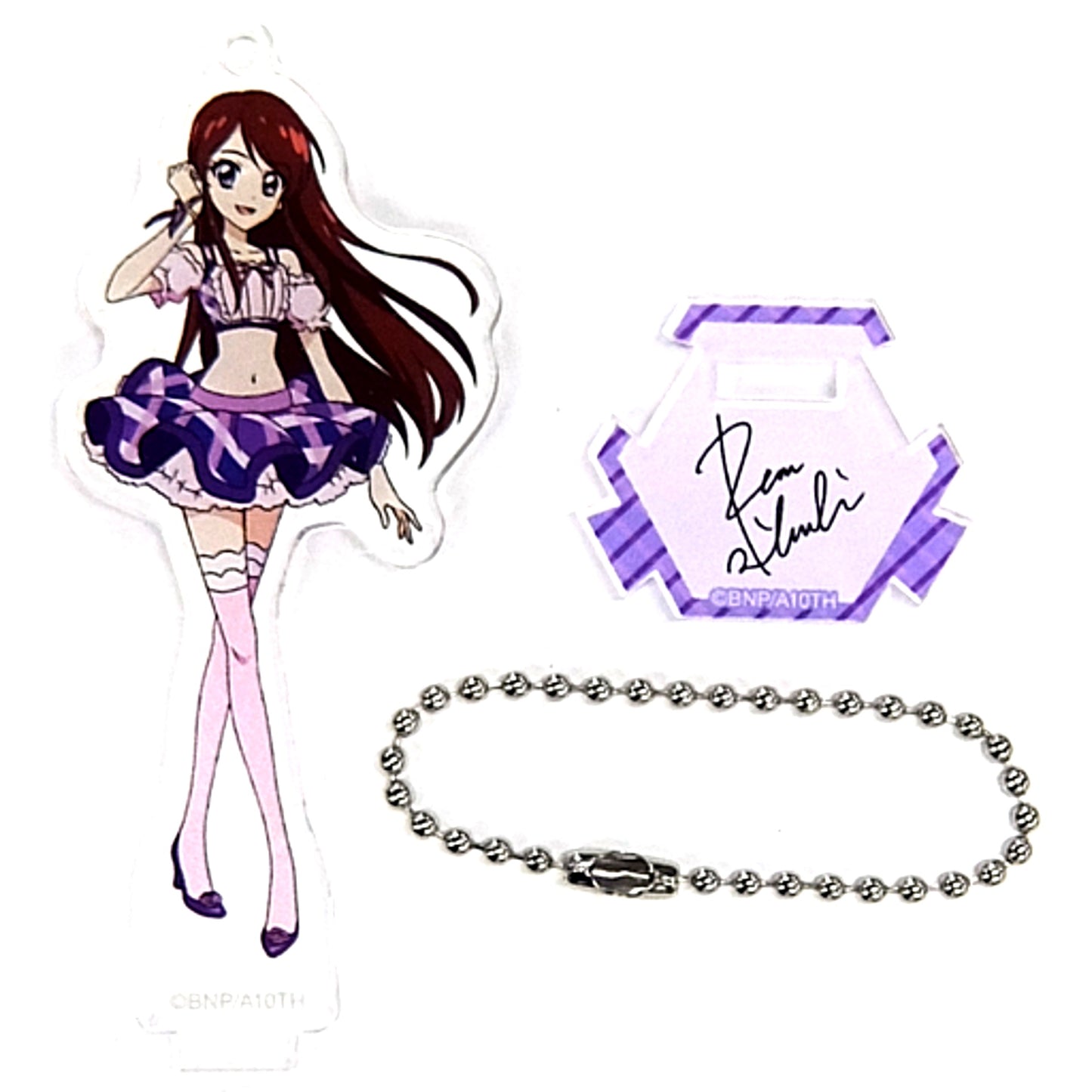 Ran Shibuki Aikatsu! 10th Story Starway to the Future Trading Acrylic Stand Keychain Aeon Cinema Limited [USED]