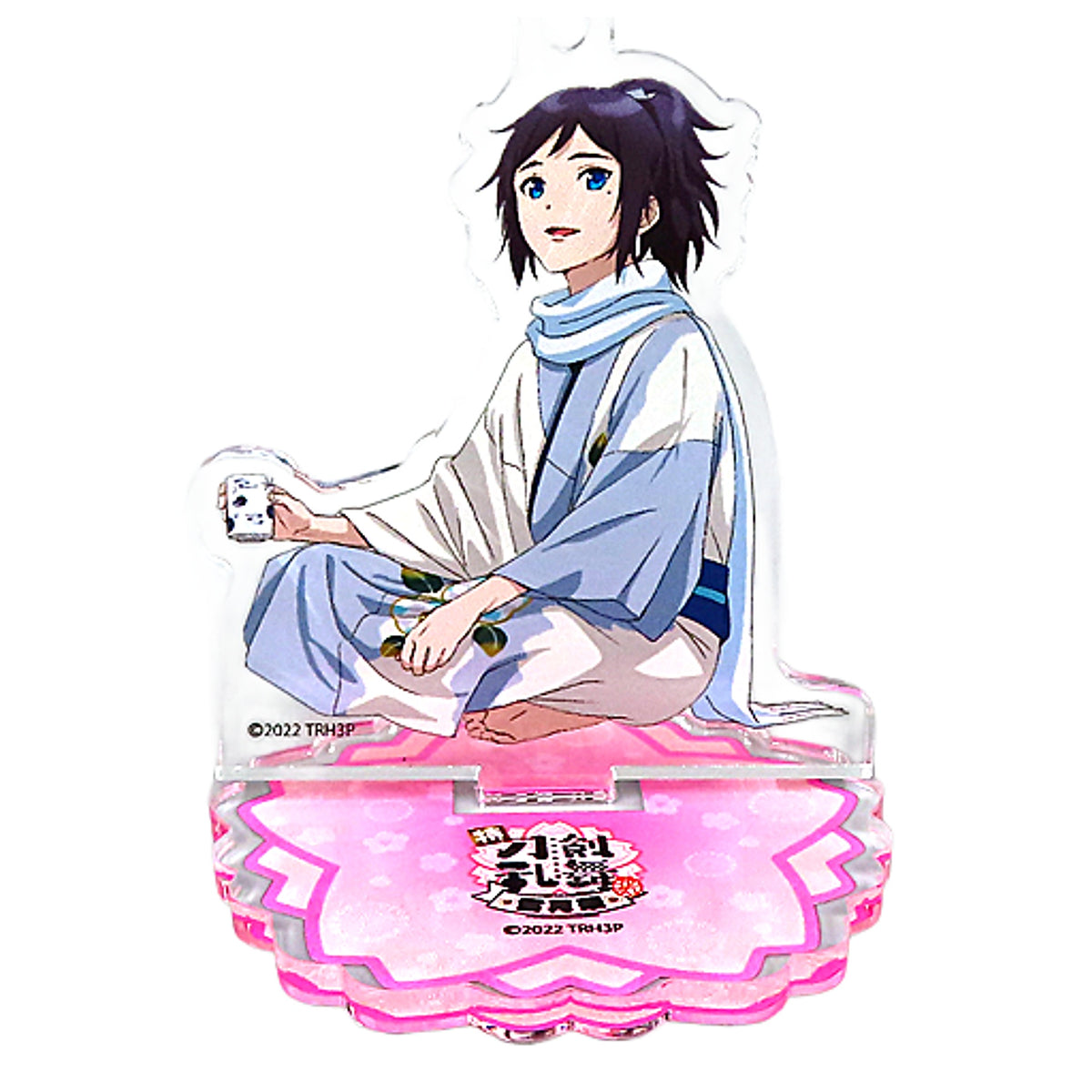 Yamatonokami Yasusada Toku: Touken Ranbu Hanamaru Setsugetsuka DMM Scratch! Newly Drawn 2Way Acrylic Keychain Prize D-1 [USED]