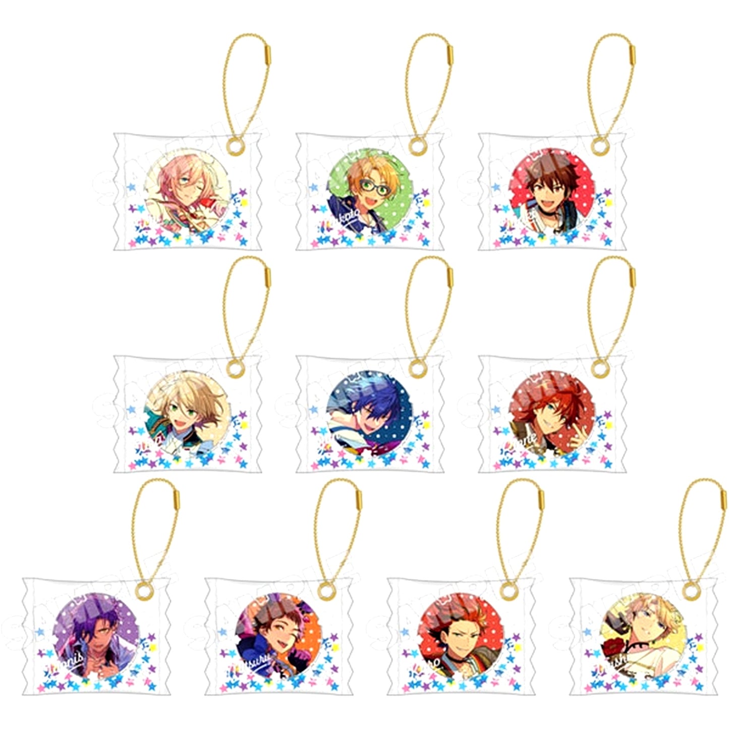 Set of 10 Ensemble Stars!! Candy Charm Collection Vol.1 [USED]
