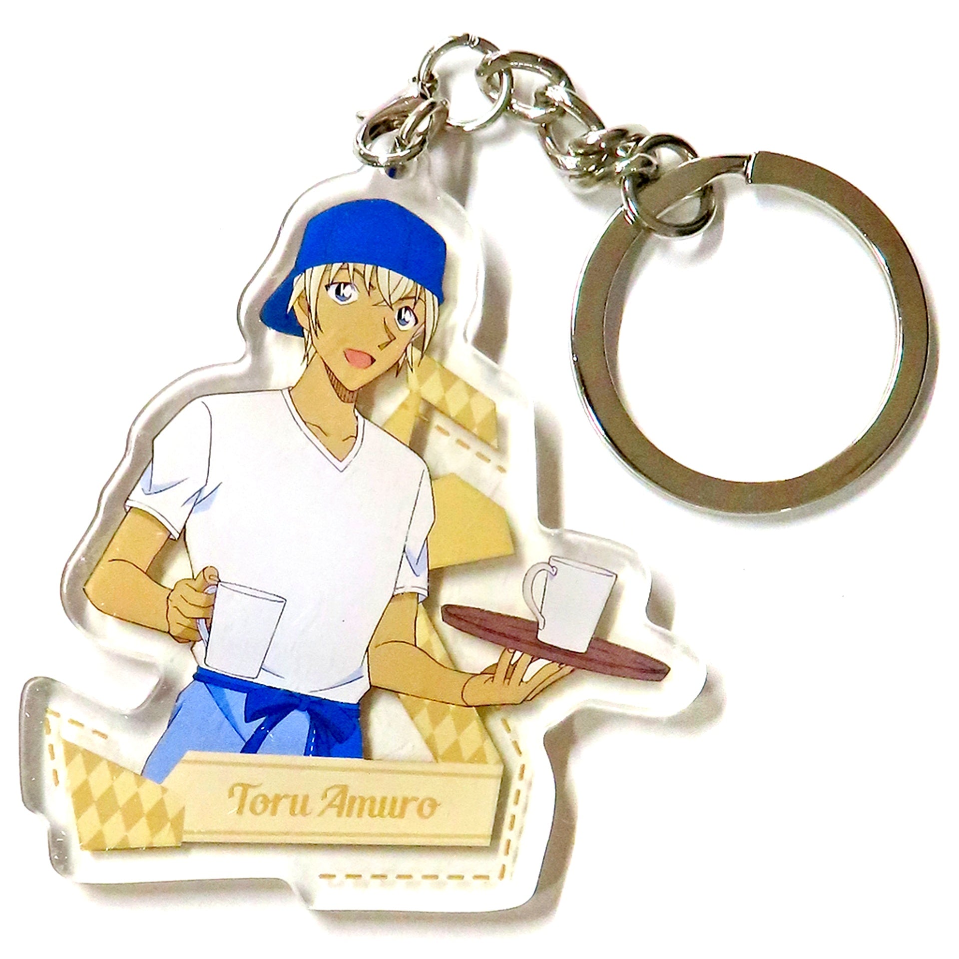 Toru Amuro Detective Conan Conan Cafe Acrylic Keychain China Limited [USED]