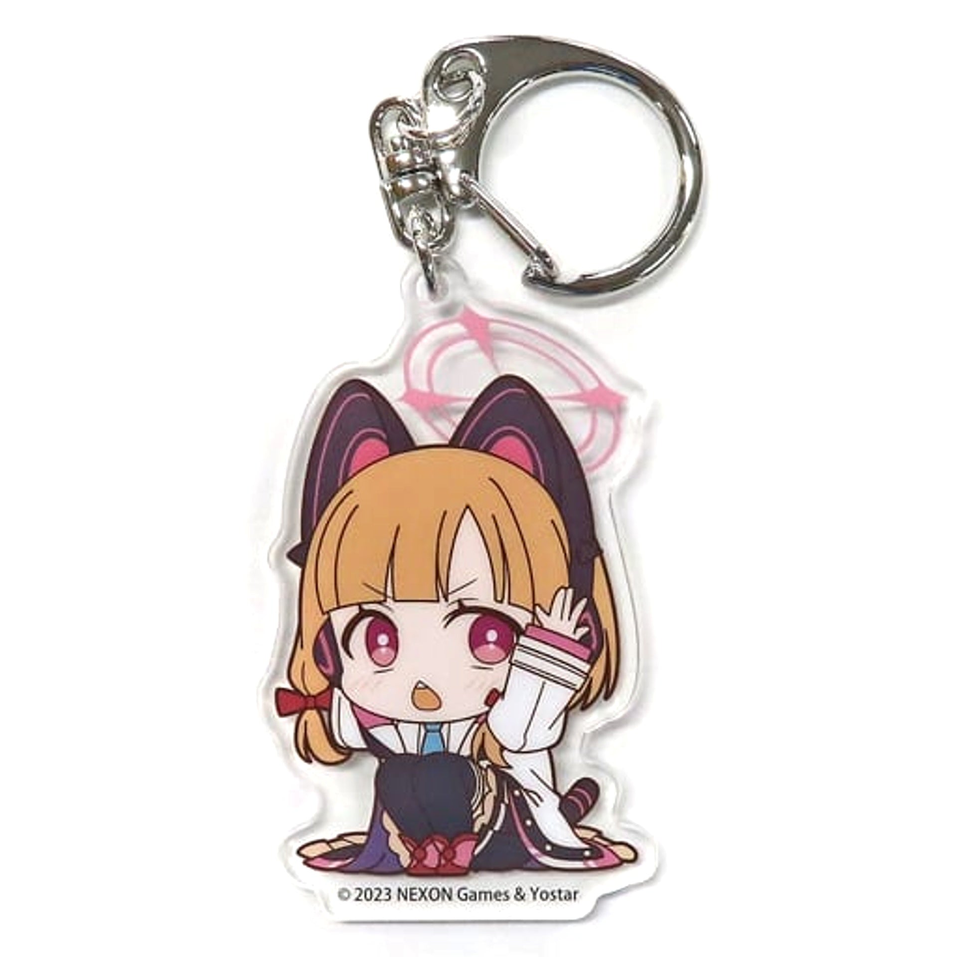 Blue Archive Momoi Saiba ViVimus Corotto! Acrylic Keychain Collection Keychains [USED]