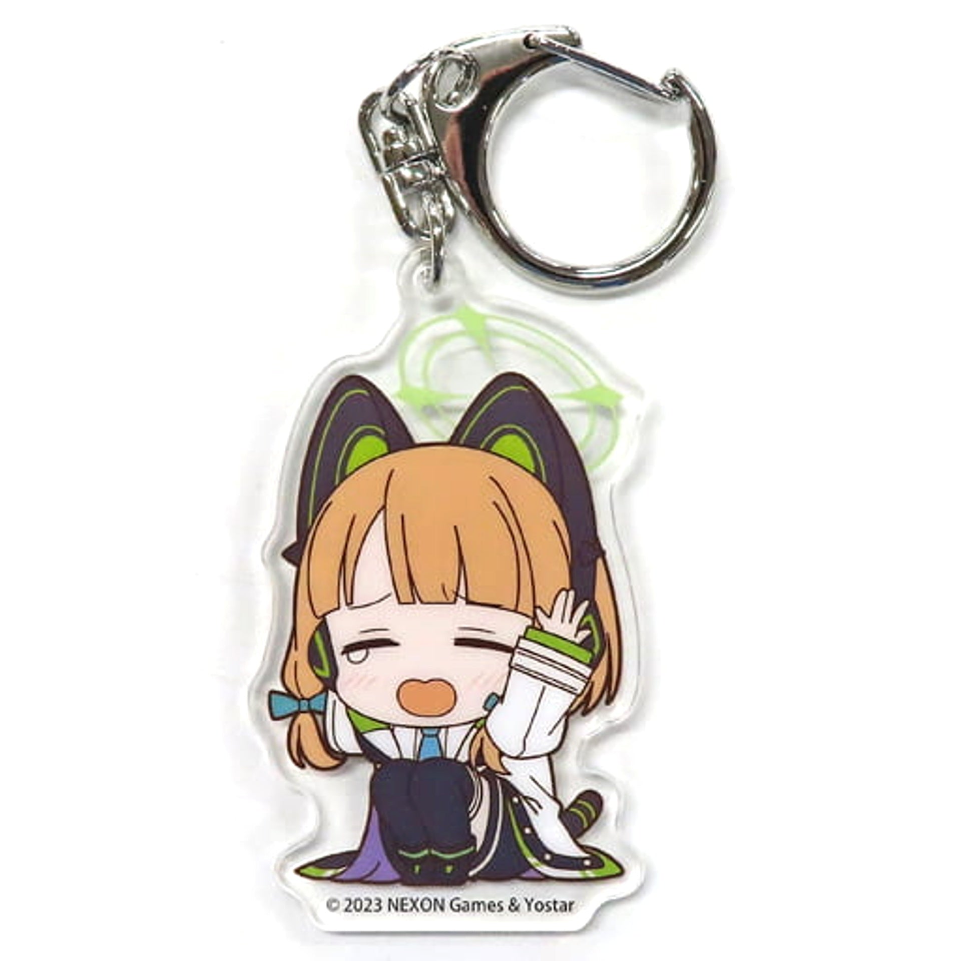 Blue Archive Midori Saiba ViVimus Corotto! Acrylic Keychain Collection Keychains [USED]