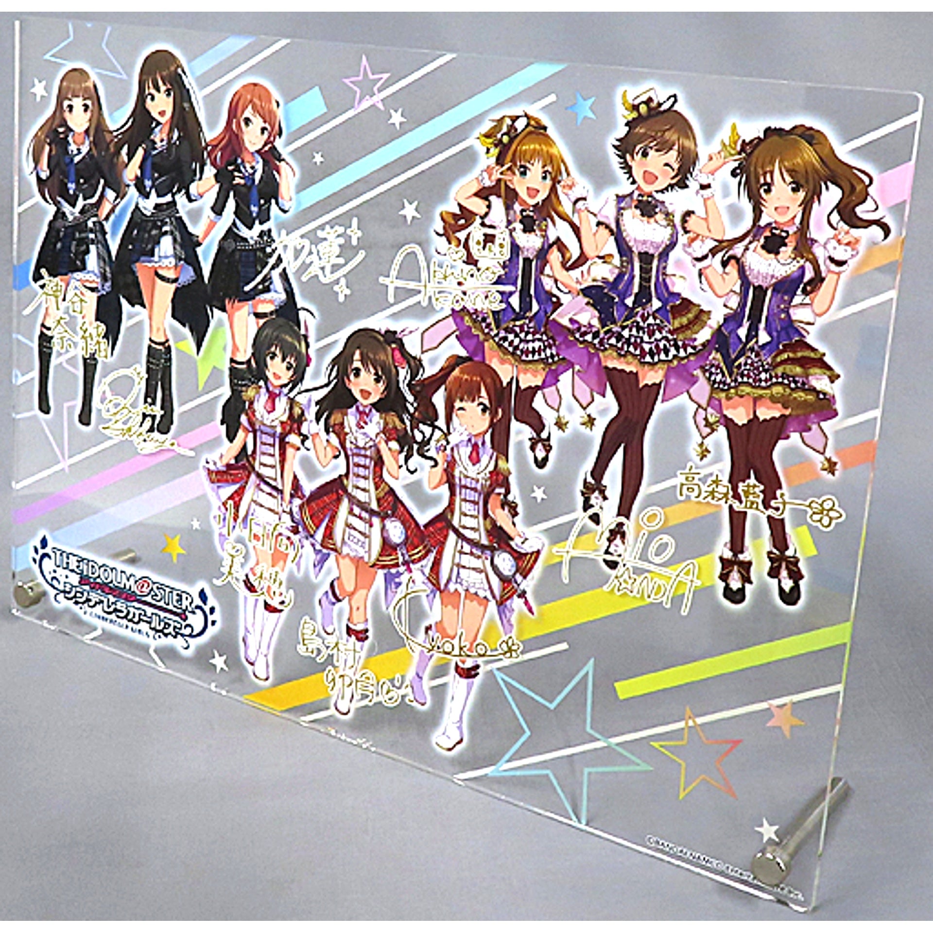 Group THE IDOLM@STER CINDERELLA GIRLS Official Acrylic Panel Vol.1 ver. Real Live RPG Commemoration [USED]