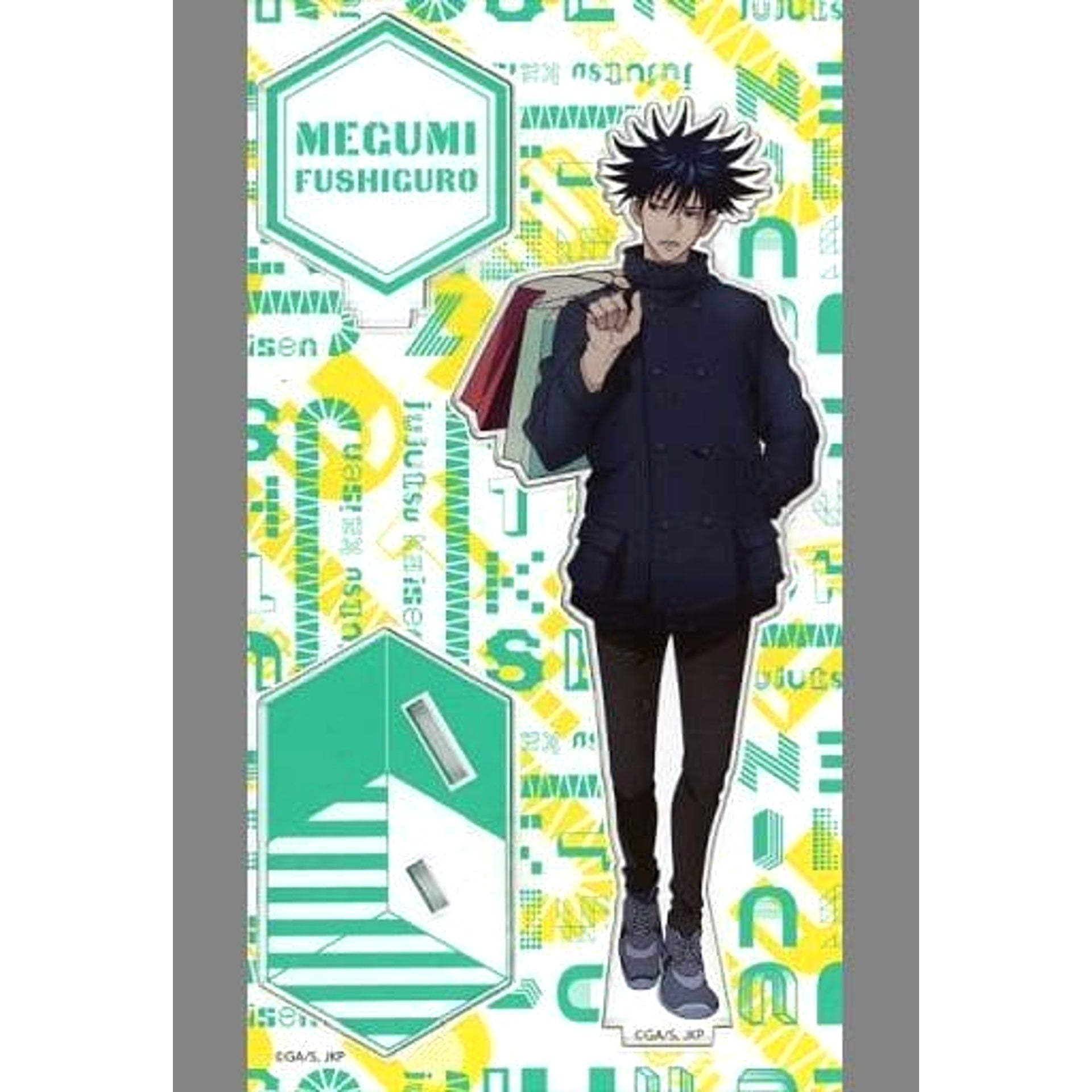 Jujutsu Kaisen Megumi Fushiguro Framed Acrylic Stand Tokyo Anime Tourism 2023 Jujutsu Kaisen Pop Up Shop in Marui Limited Acrylic Stands [USED]