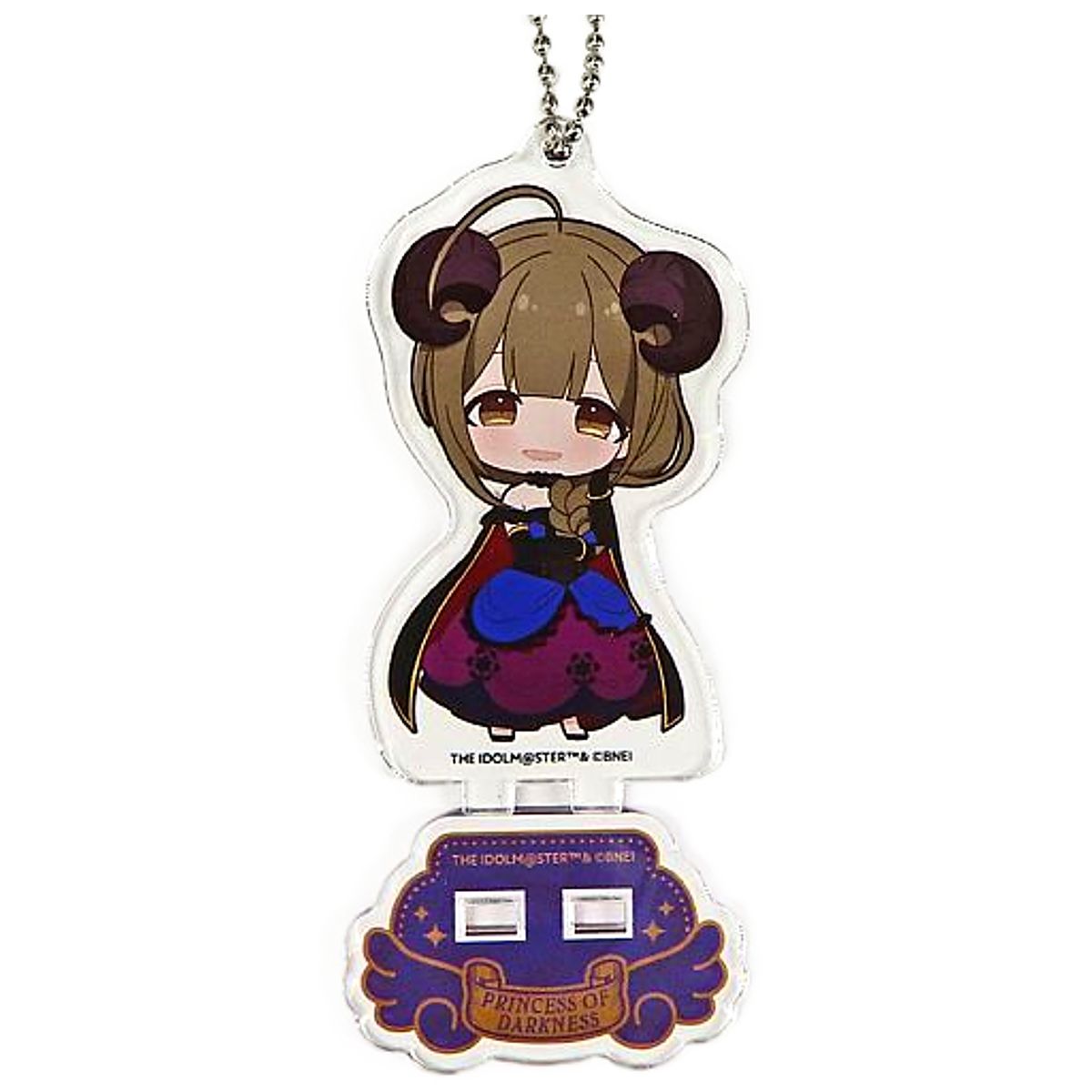 THE IDOLM@STER Shiny Colors Kuwayama Chiyuki Legend of Shiny Colors Trading Acrylic Stand Keychain RPG, Role-Playing Game Devil Side animate cafe Limited Keychains [USED]