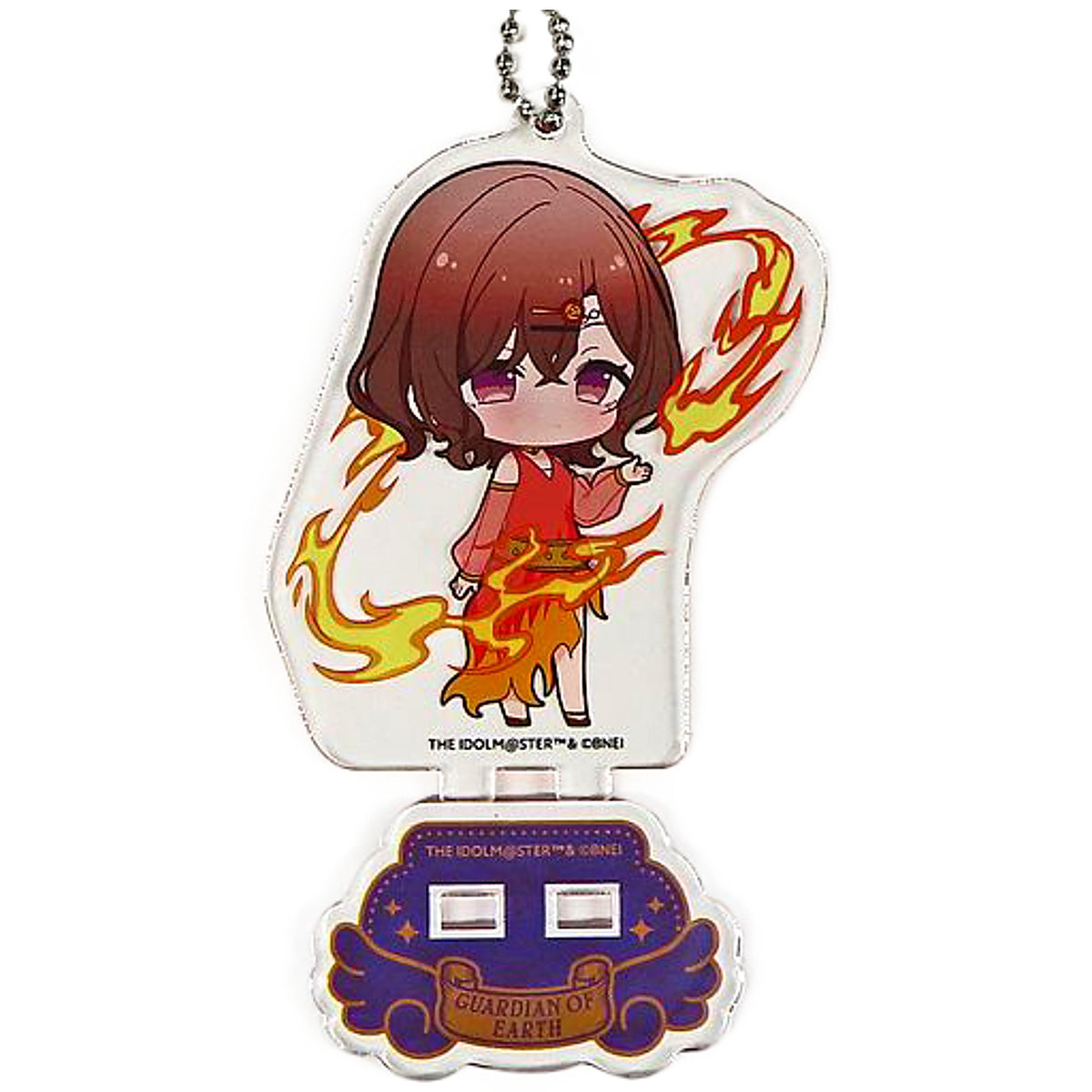 THE IDOLM@STER Shiny Colors Madoka Higuchi Legend of Shiny Colors Trading Acrylic Stand Keychain RPG, Role-Playing Game Devil Side animate cafe Limited Keychains [USED]
