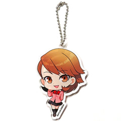 Persona 3 Portable Yukari Takeba Rakuten Collection Drawn Acrylic Keychain Prize C-3 Keychains [USED]