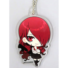 Persona 3 Portable Mitsuru Kirijo Rakuten Collection Drawn Acrylic Keychain Prize C-6 Keychains [USED]